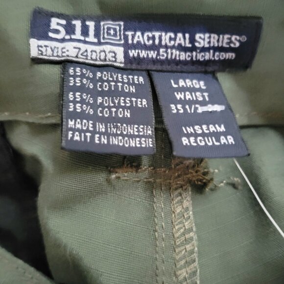 5.11 TACTICAL RIPSTOP TDU PANTS - Olive - Size L - NWOT - Picture 3 of 7
